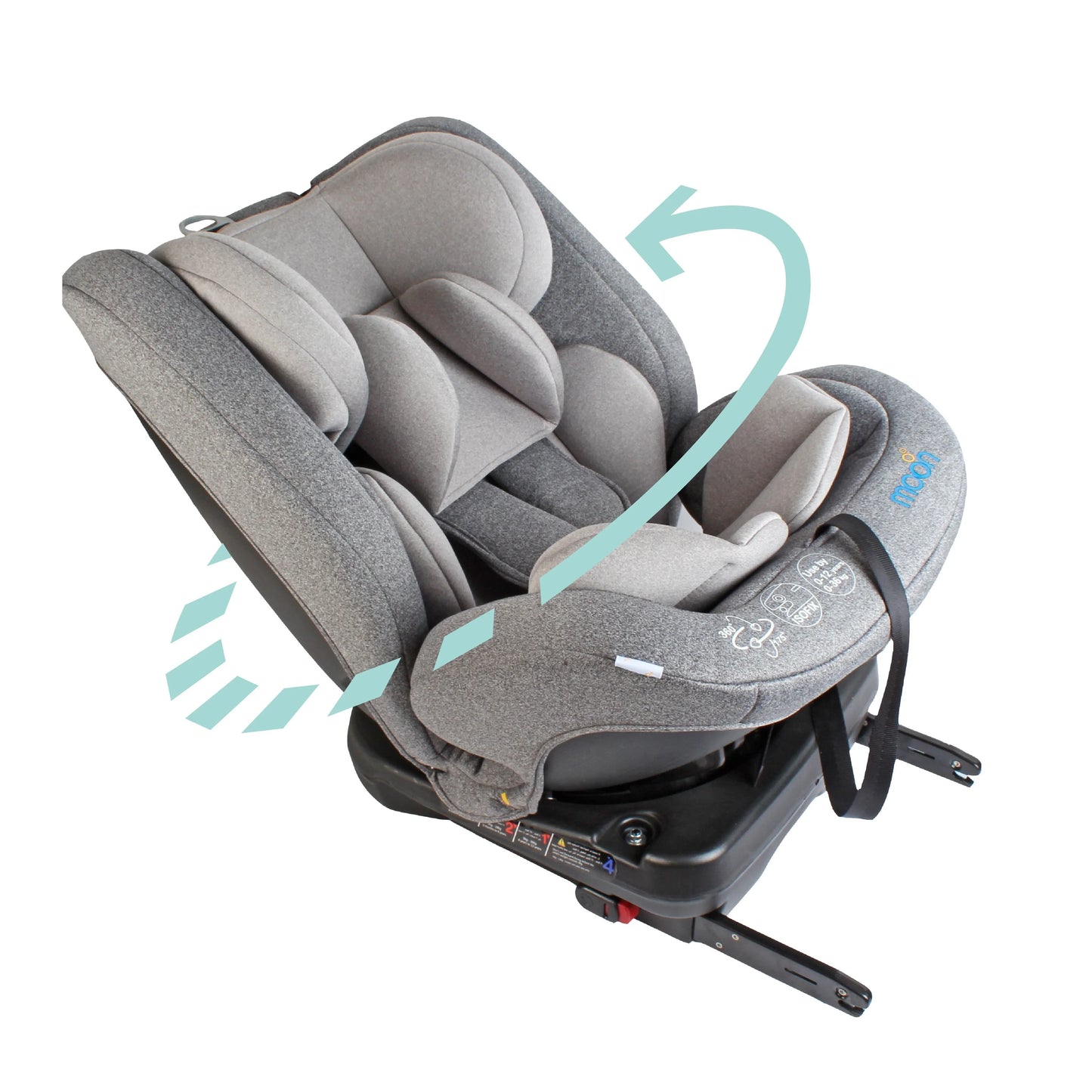 Moon Rover Baby/Infant Car Seat 360?ø Rotate - Grey